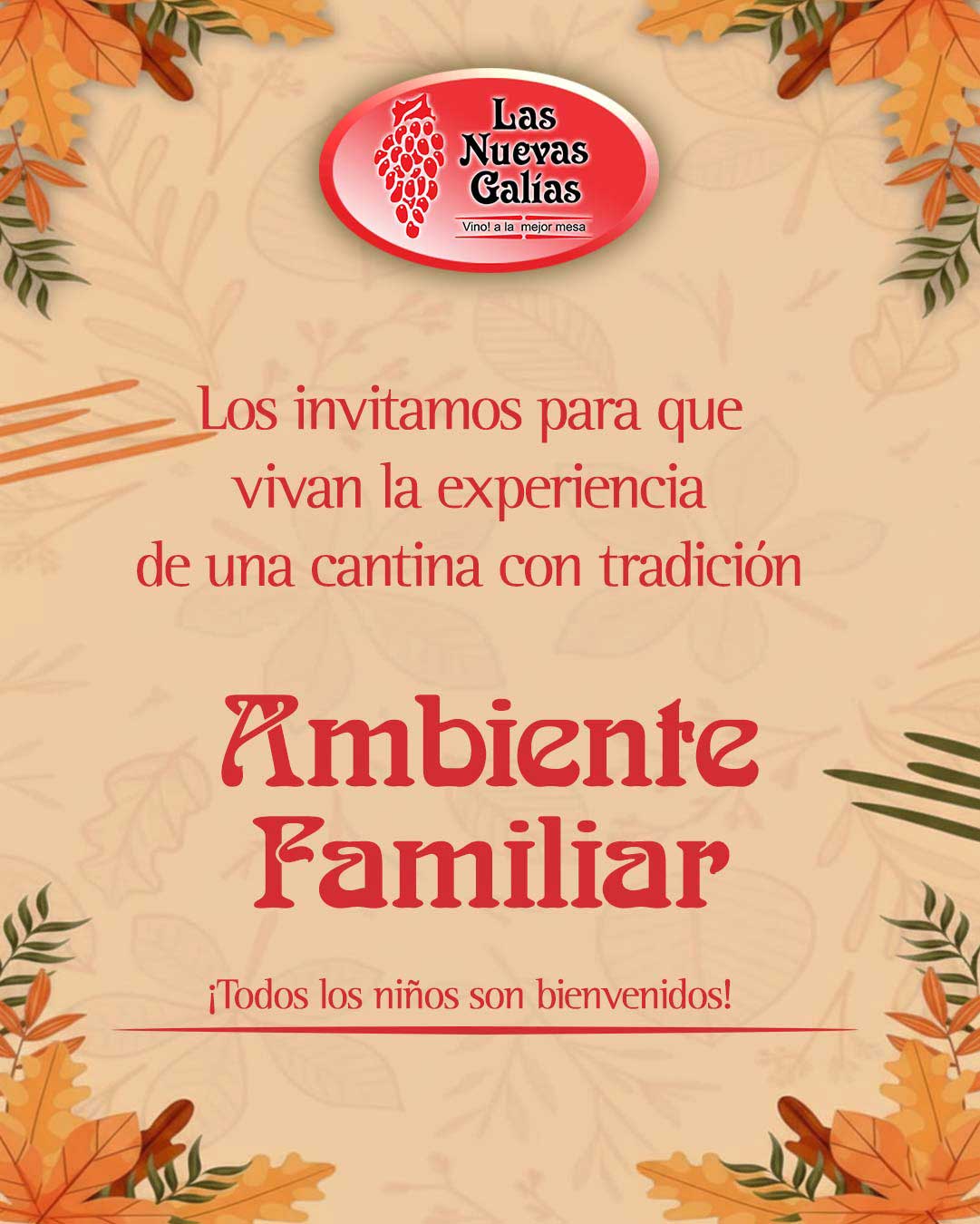 Cantina con Ambiente Familiar