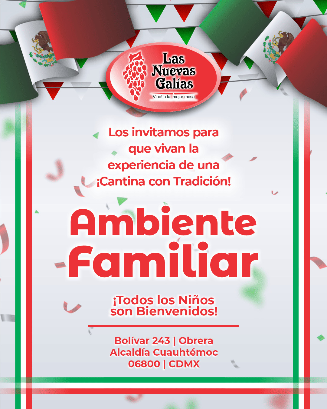 Cantina con Ambiente Familiar
