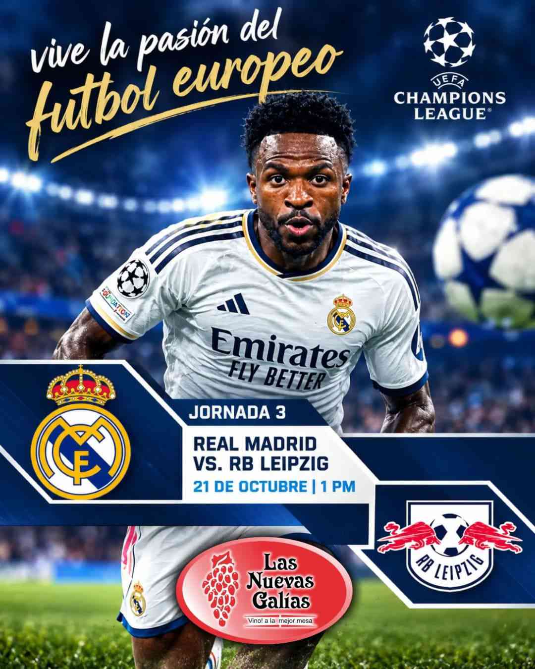 Toda la Champions en Las Nuevas Galias