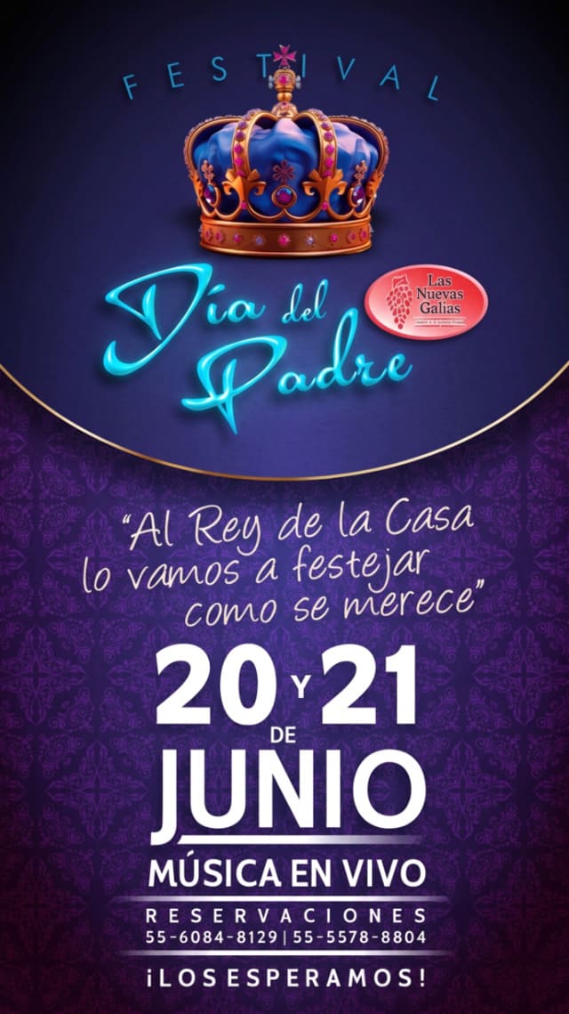 Día del Padre 20 y 21 de junio