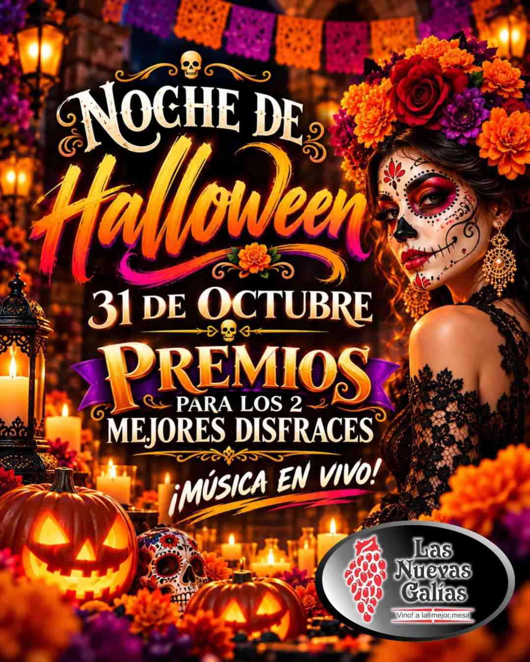 Noche de Halloween 31 de octubre