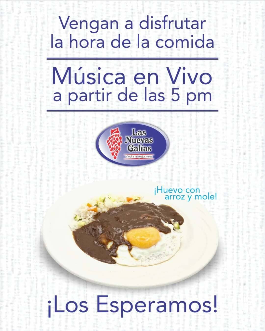 Huevo con arroz y mole