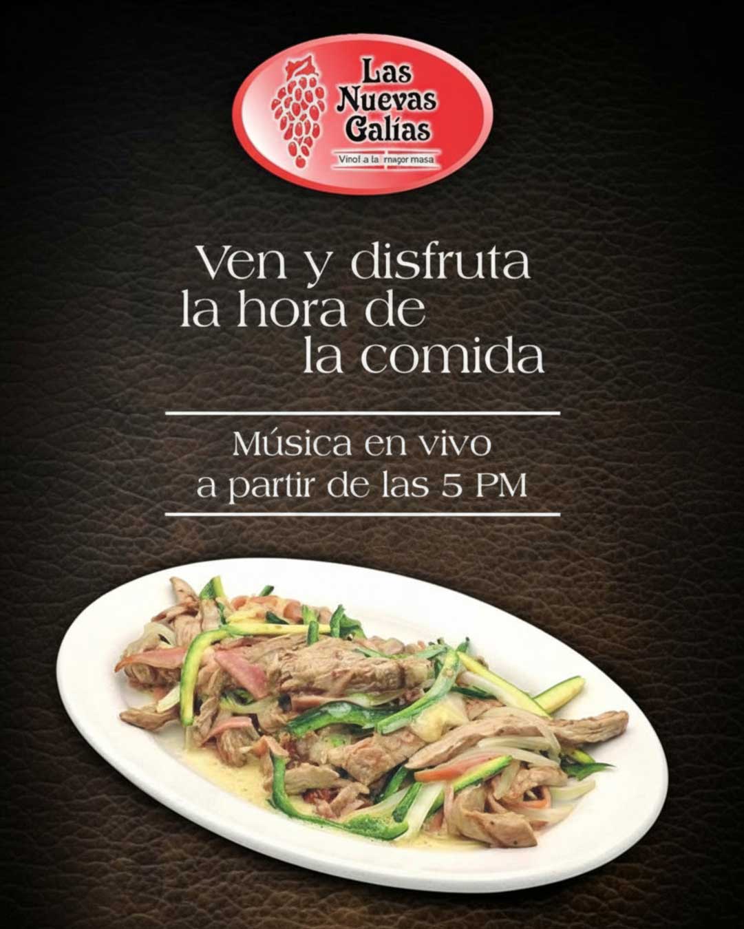 Ven y disfruta la hora de la comida