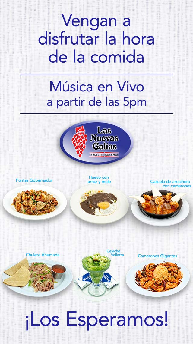 Ven y disfruta la hora de la comida