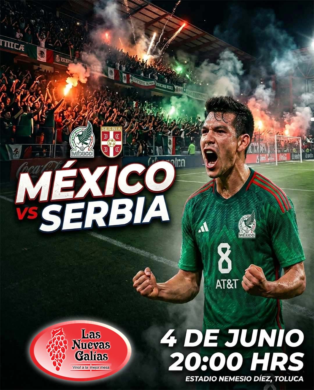 México vs Serbia
