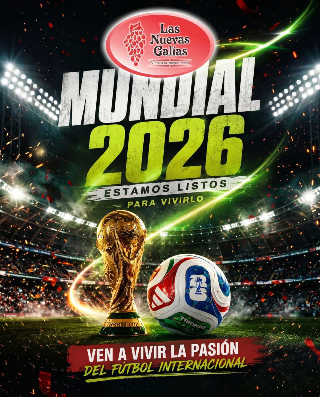 Ven a vivir la pasión