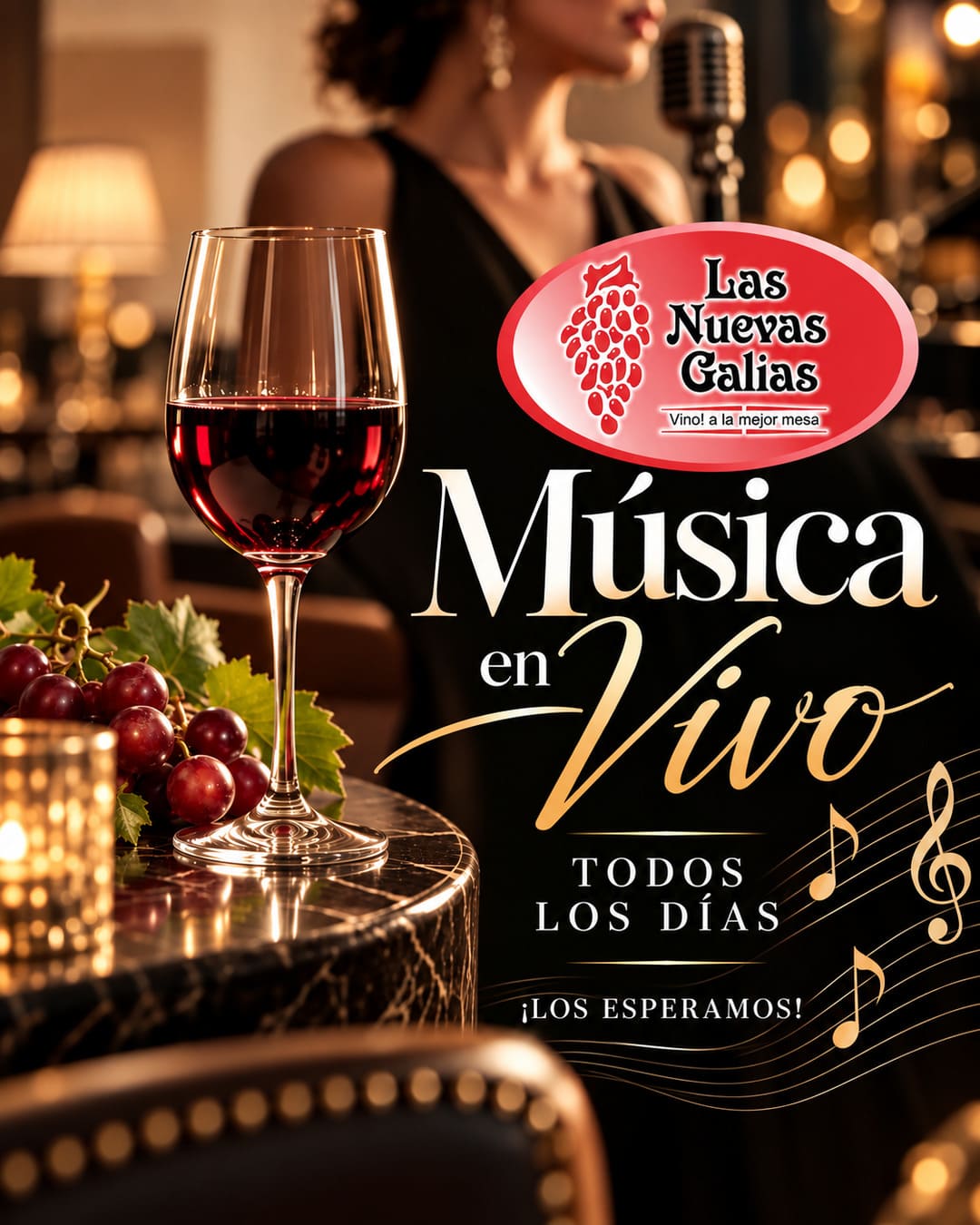 Música en vivo todos los días