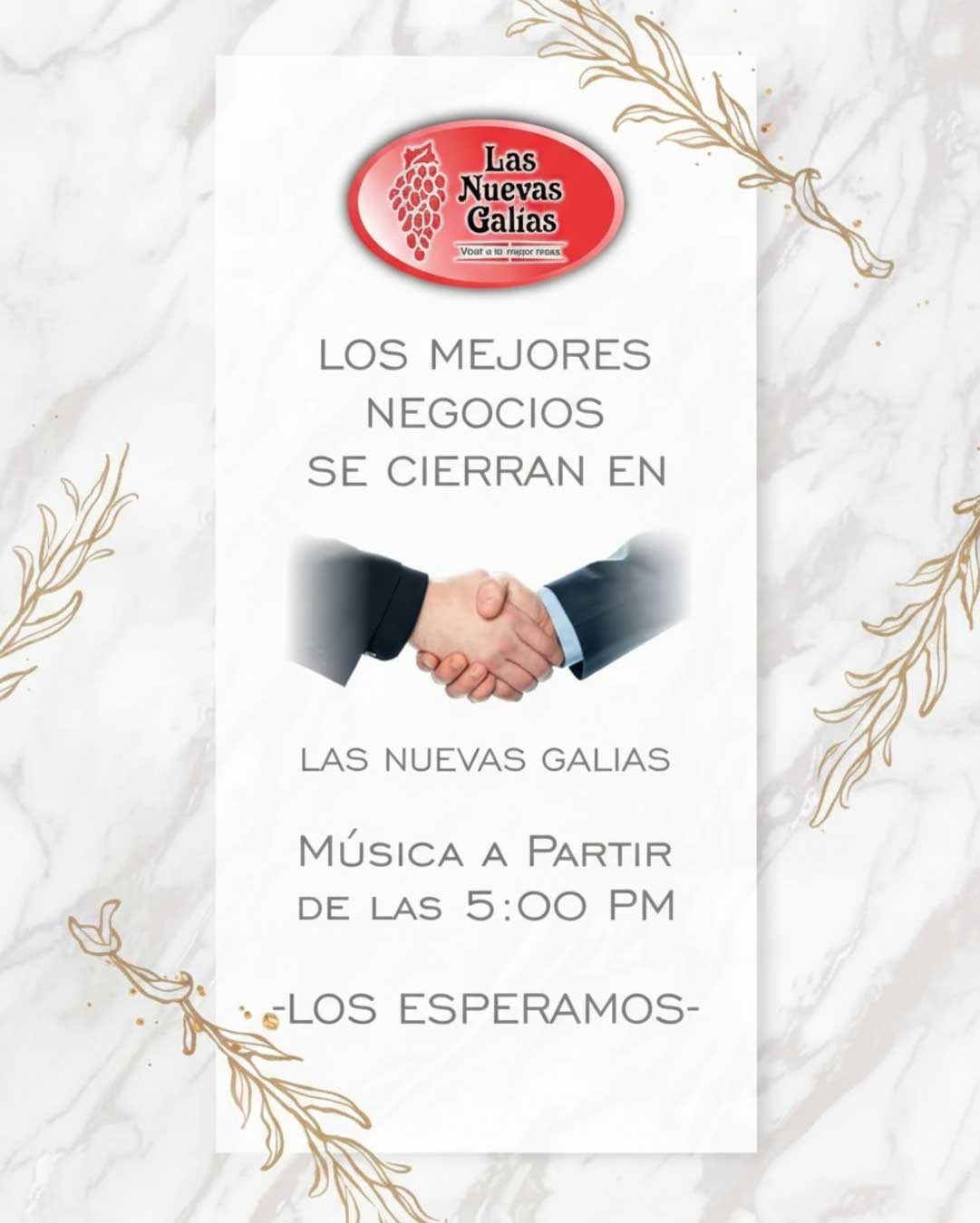 Los mejores negocios se cierran en las Nuevas Galias