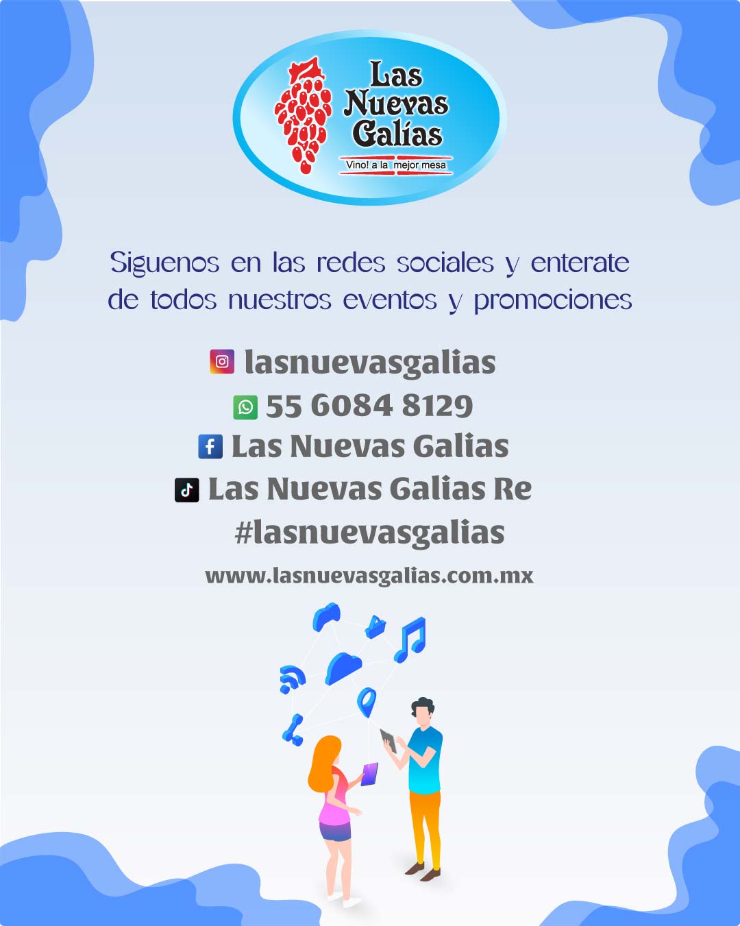 Síguenos en las redes sociales